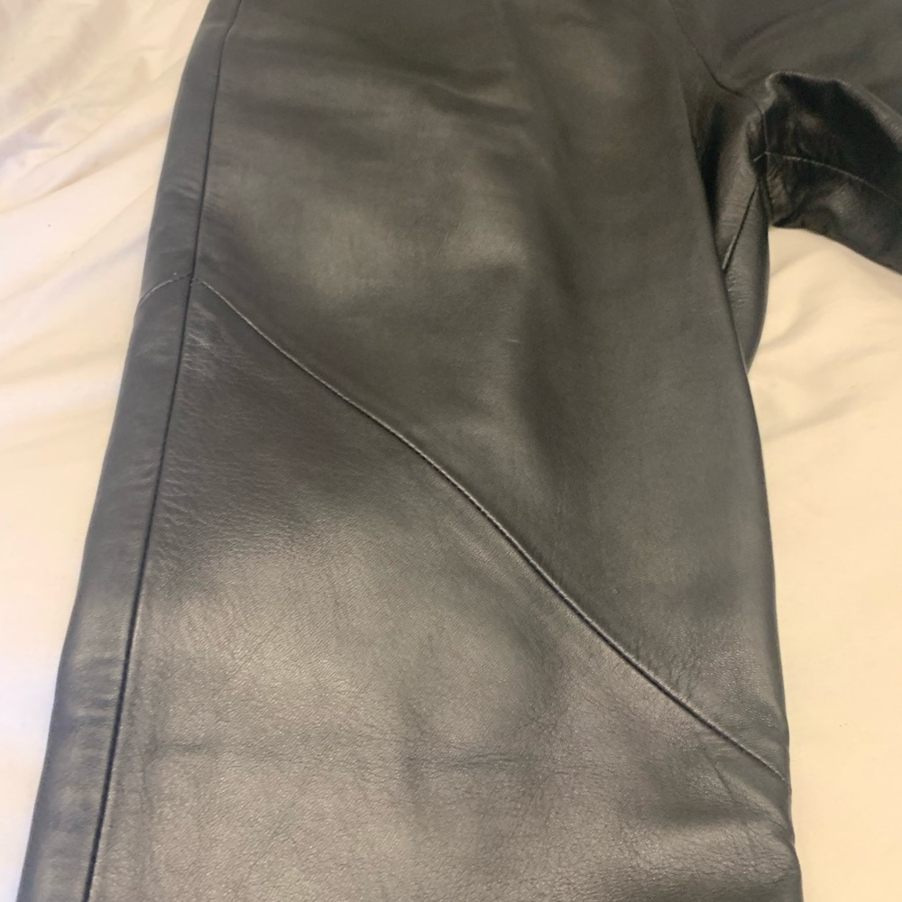 Black Leather Pants